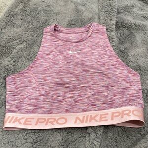 Nike pro pink bra